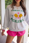 pickle-ball country club pullover