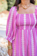 pink boho bump friendly maxi dress