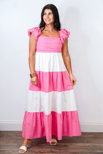 baby girl baby shower maxi dress