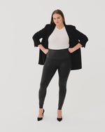 Spanx faux leather black leggings