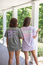 Purple Door Boutique Grey Bow Tee