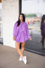 purple pearl embellished cropped pullover