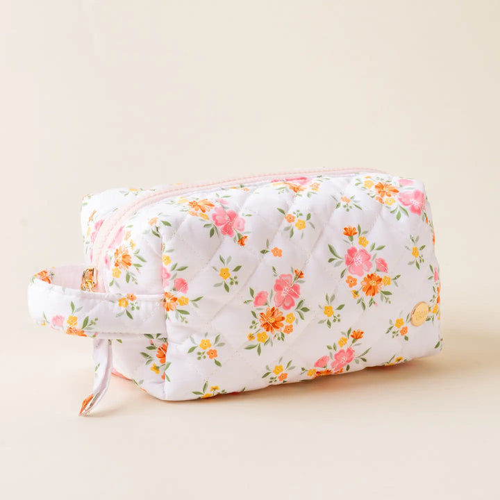 floral print cosmetic case 