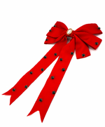 RED HAIR CLIP bow