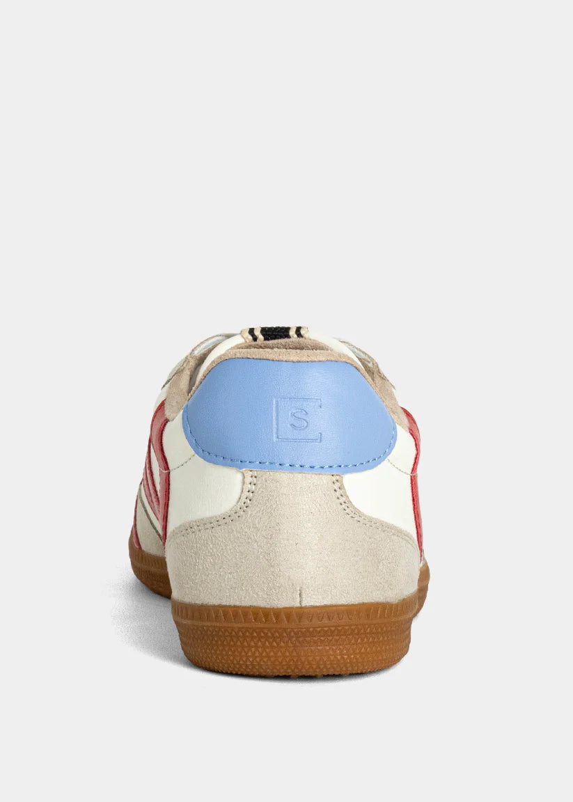 shu shop sadie low profile red blue sneakers comfortable 