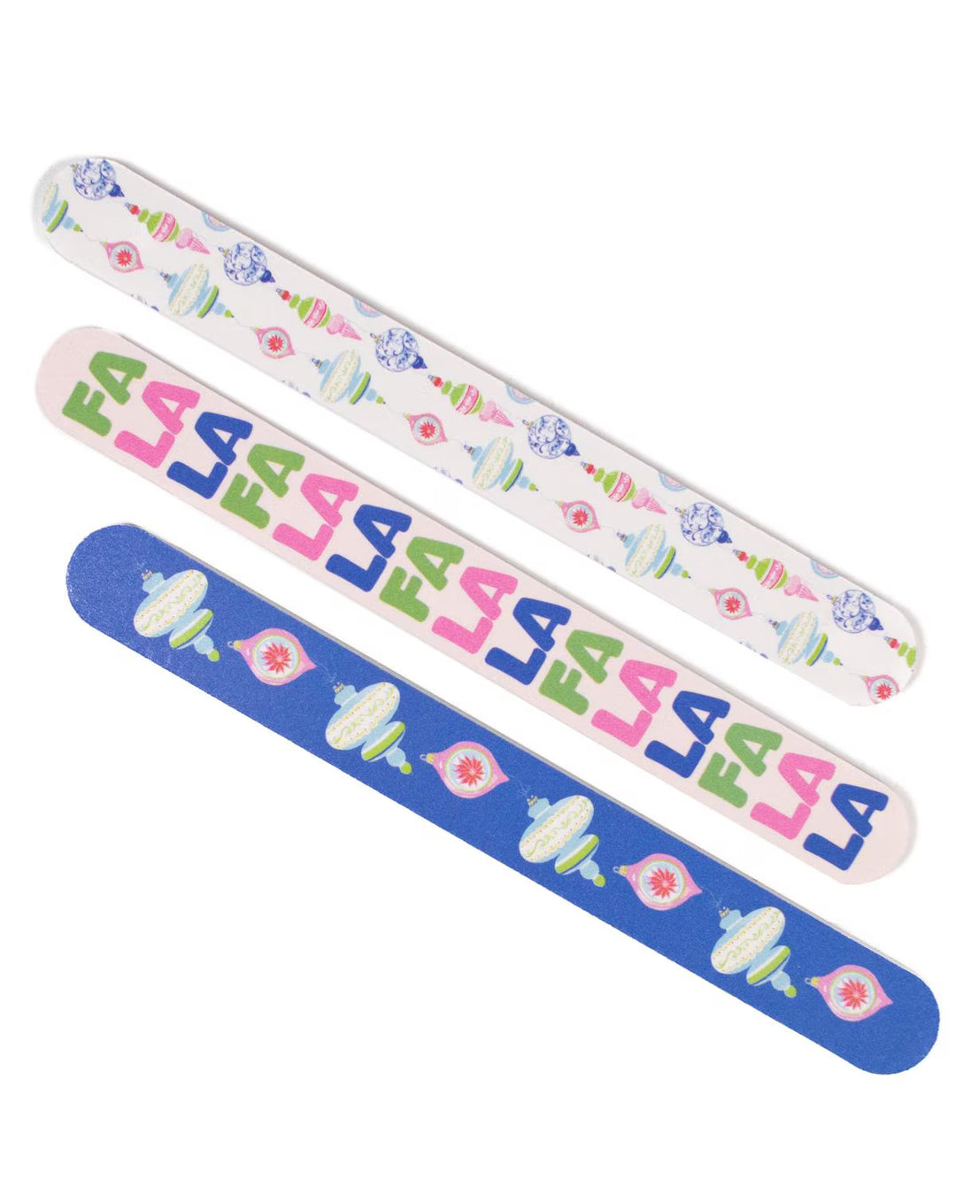 Christmas nail file set of 3
