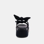 shu shop kiki black bow flatform sandals