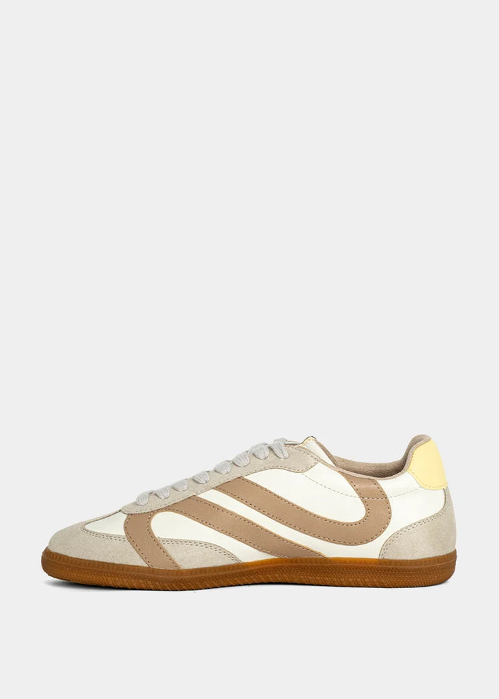 shu shop sadie sneakers butter yellow taupe