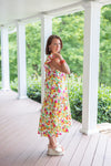 southern charm floral yellow dress