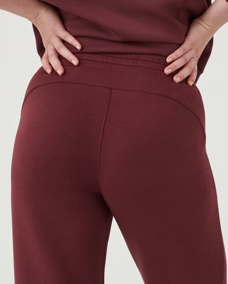 spanx air essentials wide leg pants spice