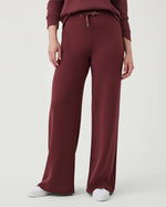 spanx air essentials wide leg pants spice