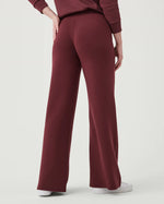 spanx air essentials wide leg pants spice