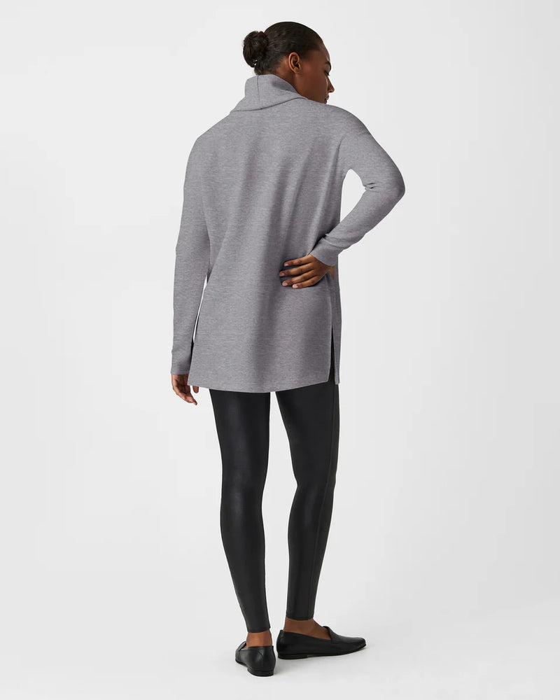 Spanx AirEssentials turtleneck top in heather grey