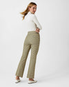 spanx perfect pant kick flares dijon houndstooth 