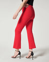 spanx red kick flare on the go pants