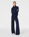 Spanx AirEssentials wide leg pants in timeless navy