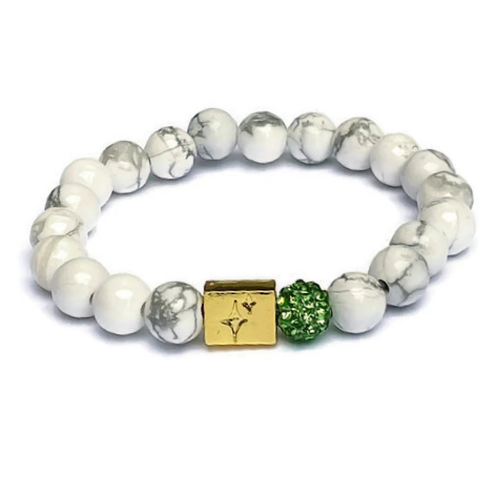 The Spotlight Project Cerebral Palsy and Muscular Dystrophy acceptance marble beaded bracelet