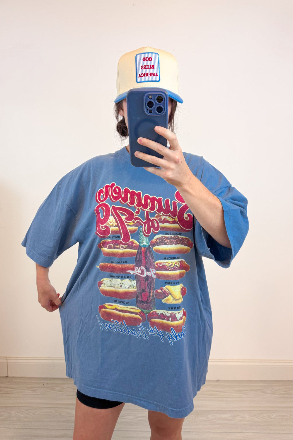 summer of 79 hot dog memorial day graphic tee womens