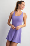 rae mode lavender romper dress