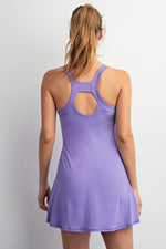 rae mode lavender romper dress