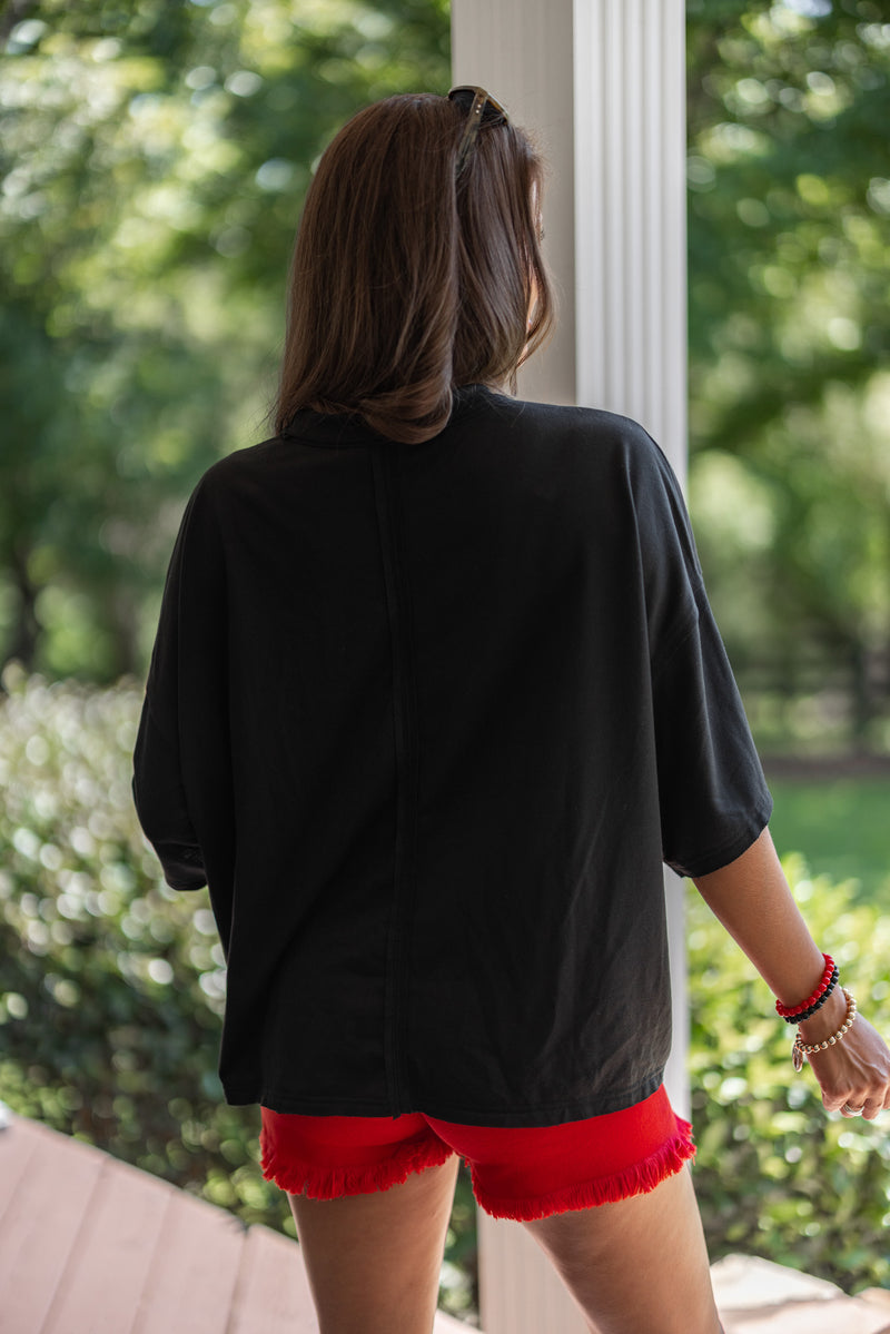 uga gameday sequin touchdown shirt