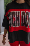 uga gameday sequin touchdown shirt