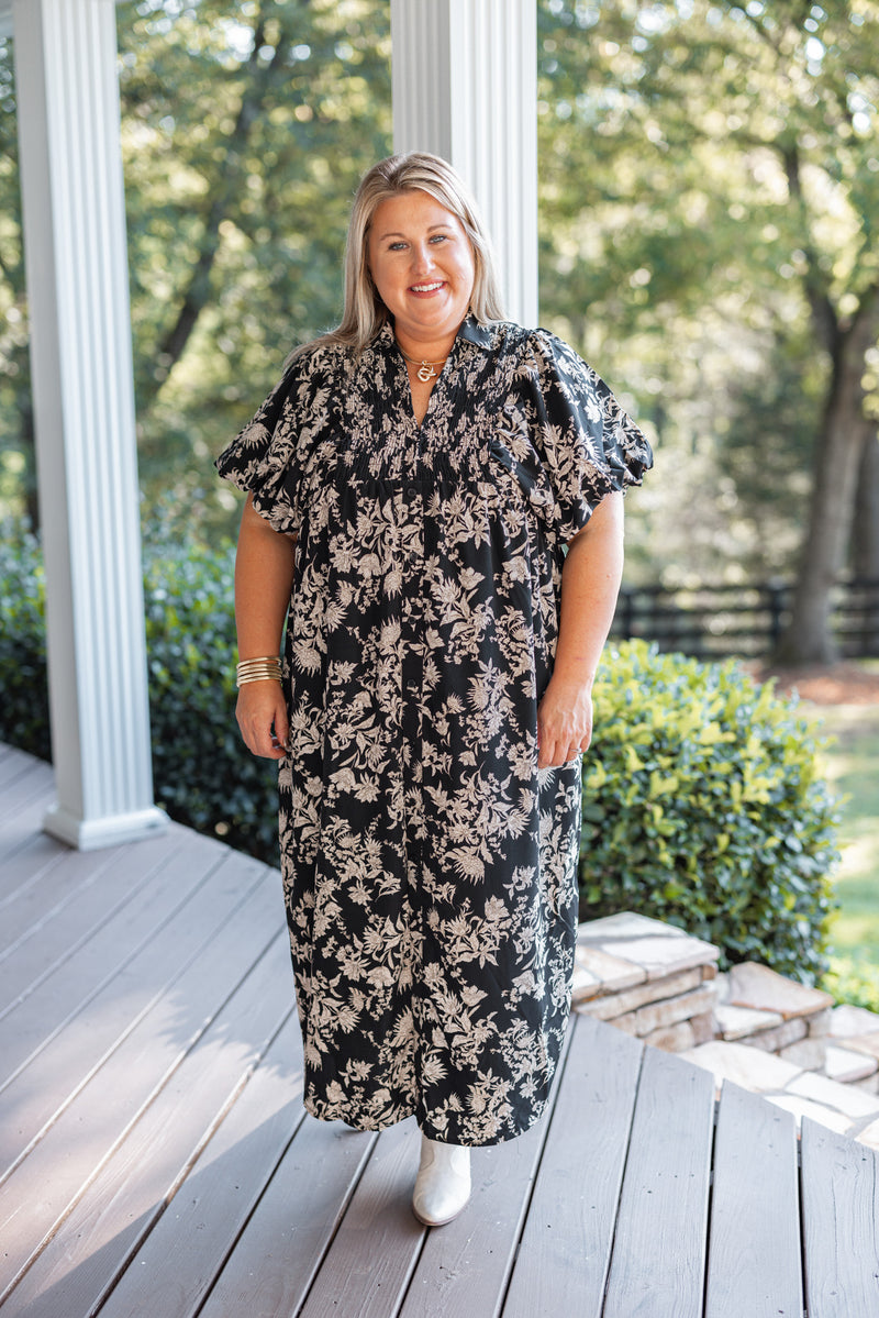 entro fall plus size midi dress