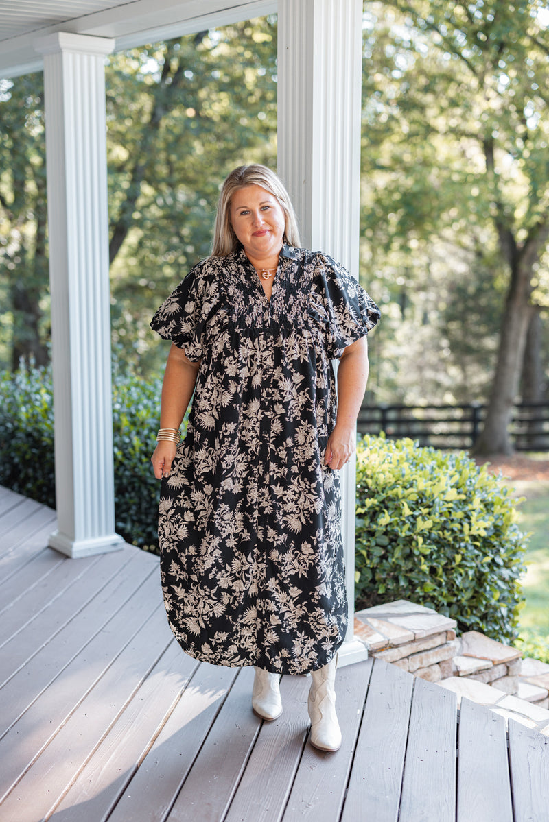 entro fall plus size midi dress