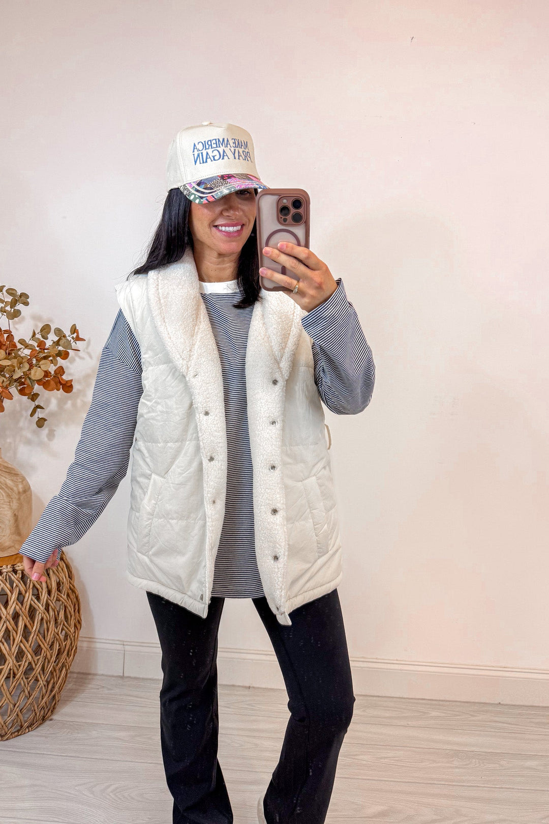 free people dupe navy white striped oversized tops