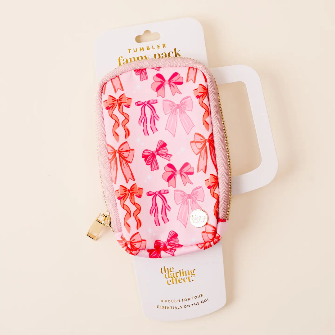 Tumbler Fanny Pack Bows