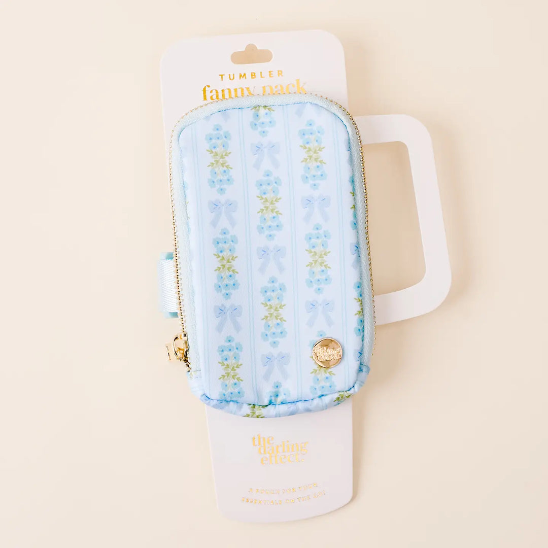 tumbler fanny pack love fancy blue