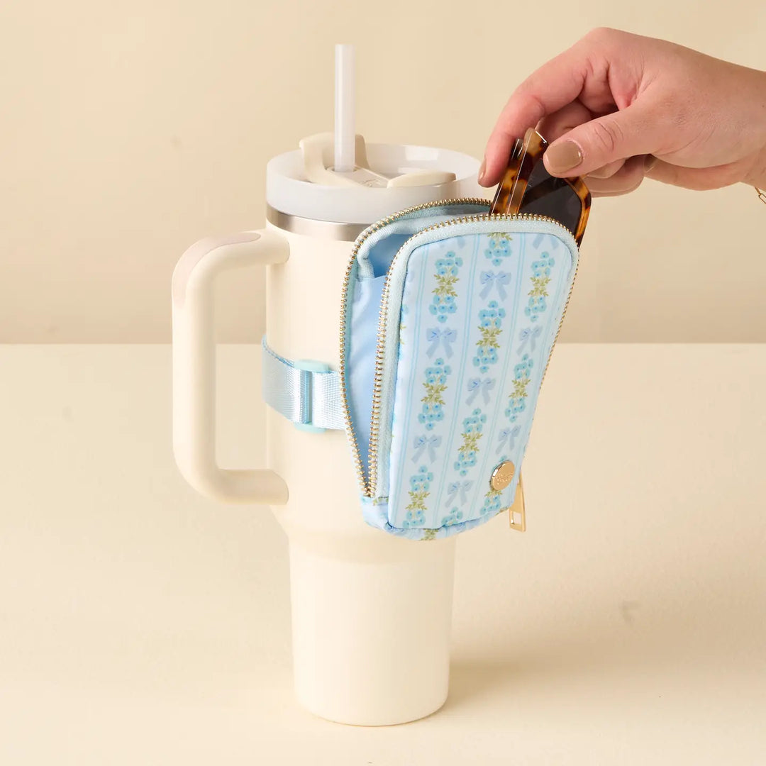 tumbler fanny pack love fancy blue