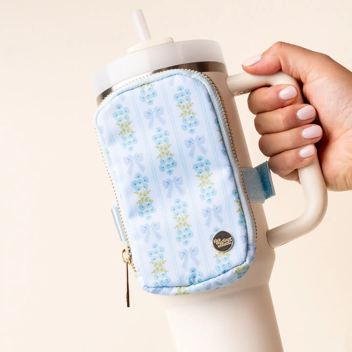 tumbler fanny pack love fancy blue