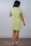 lime twill every day casual dress