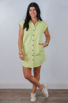 lime twill every day casual dress