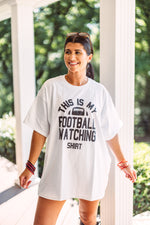 football watching tee shirt