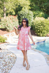 umgee plus size coral dress