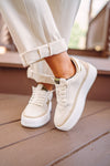 vintage havana espadrille platform sneaker