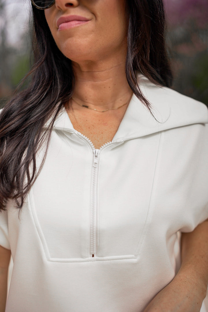 lululemon dupe scuba quarter zip top