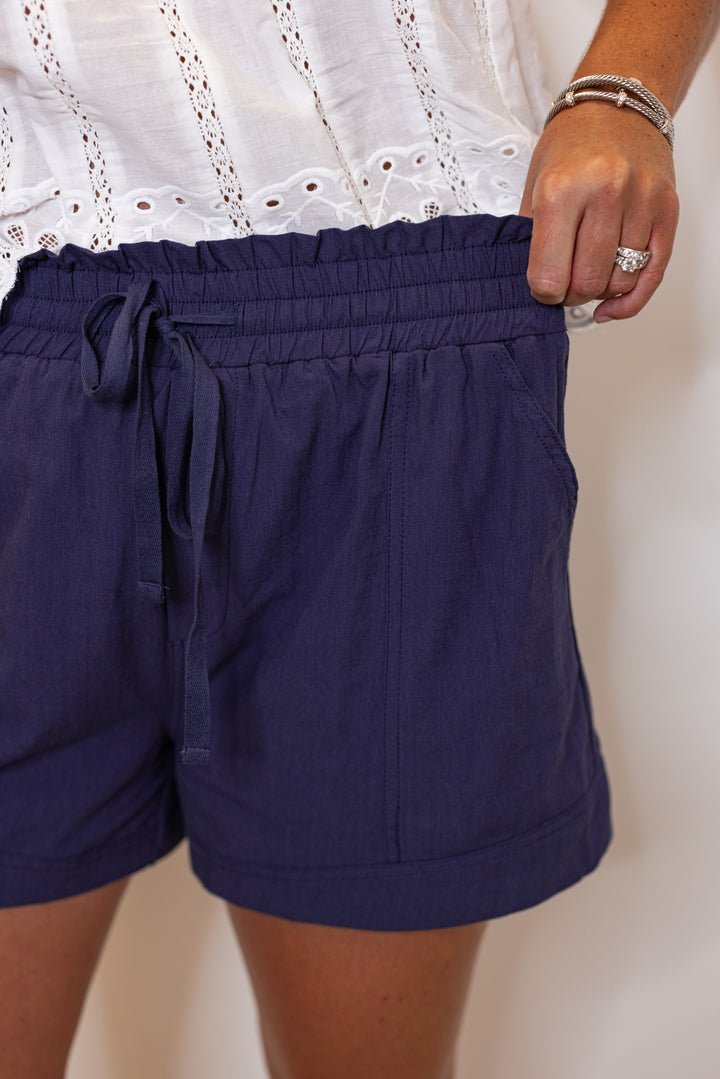 Darling Delight Navy Shorts