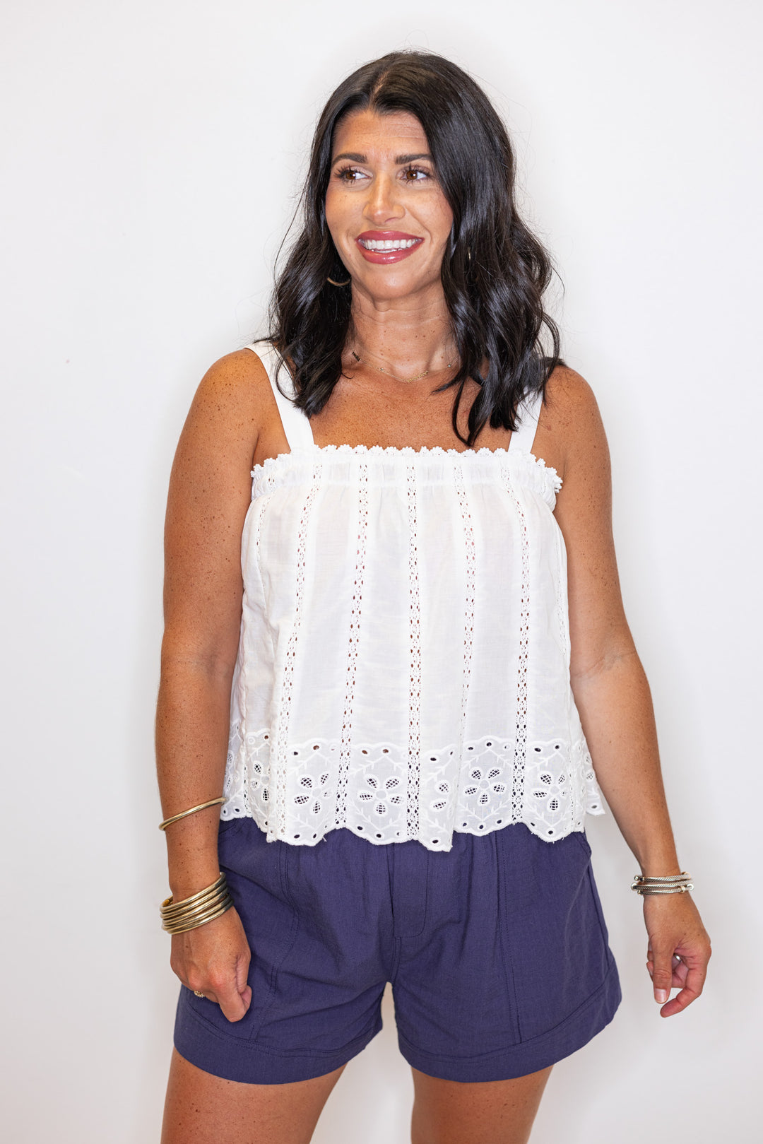 Darling Delight Navy Shorts