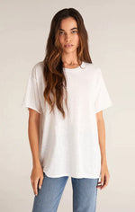 z supply white oversized tee