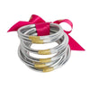 BuDhaGirl Silver All Weather Bangles