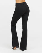 Spanx flare jeans in clean black