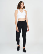 Spanx longline med impact sports bra in white